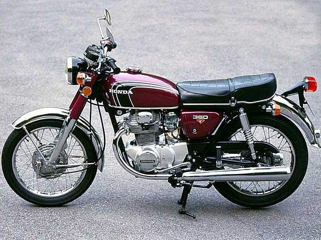 moto honda 350cc 1972